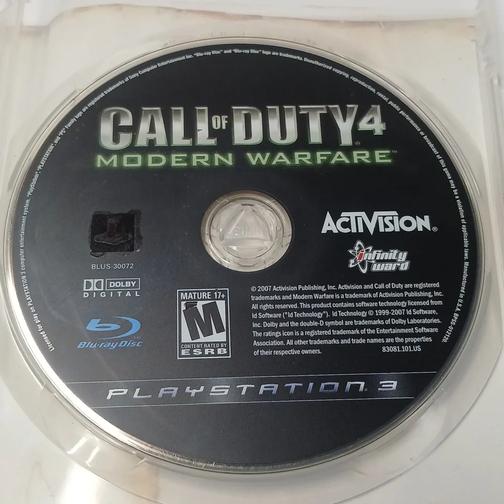 Ps3‎ Call of Duty 4: Modern Warfare